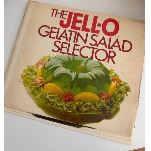 Jell-O Other - Vintage The Jell-O Gelatin Salad Selector Recipe Book Retro Mid Century Cookbook